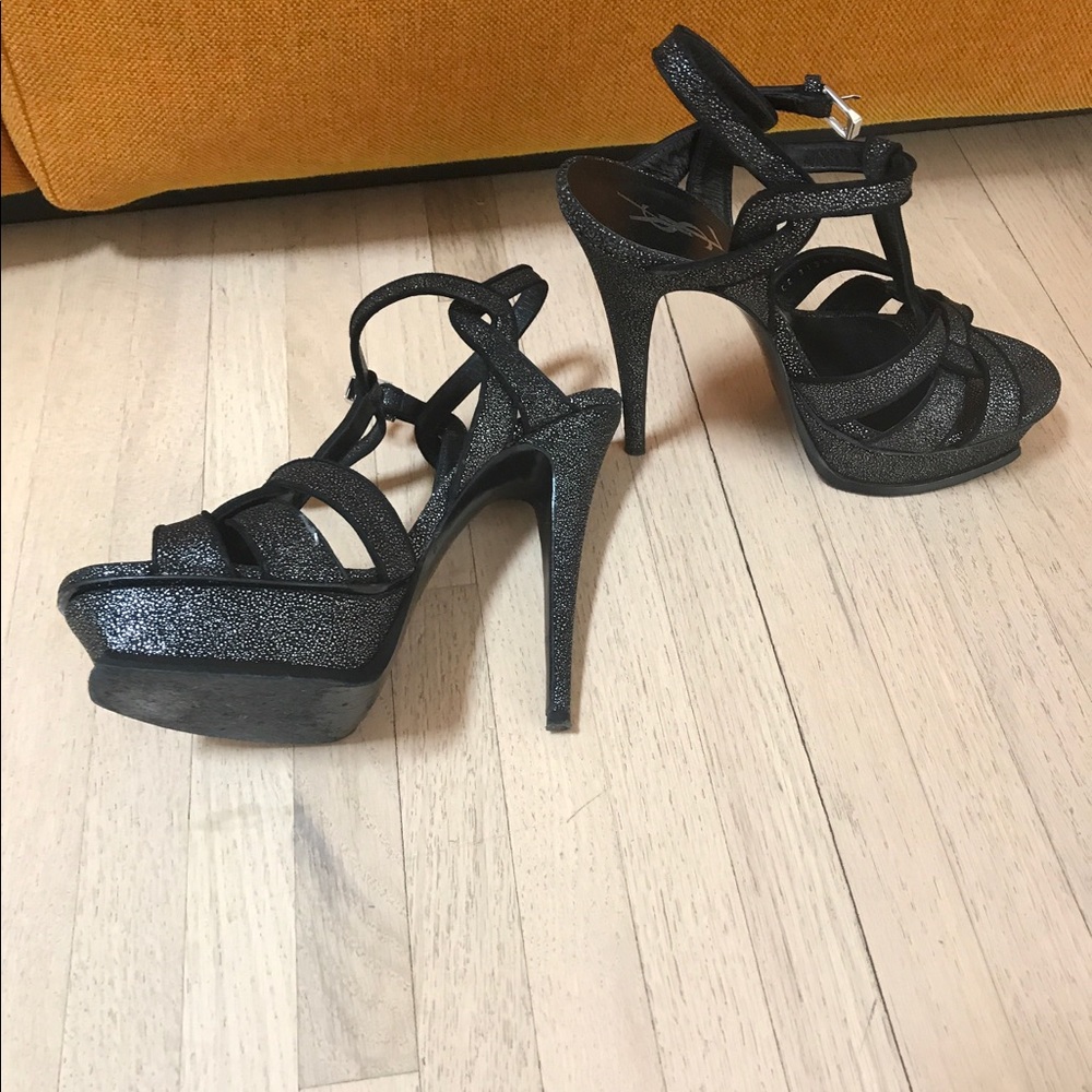 Yves Saint Laurent classic tribute glitter sandal