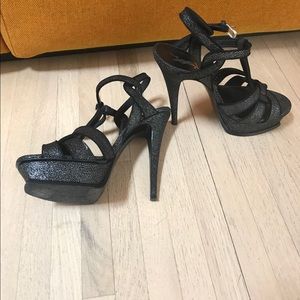 Yves Saint Laurent classic tribute glitter sandal