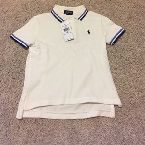 NWT 3T Ralph Lauren Polo Shirt White