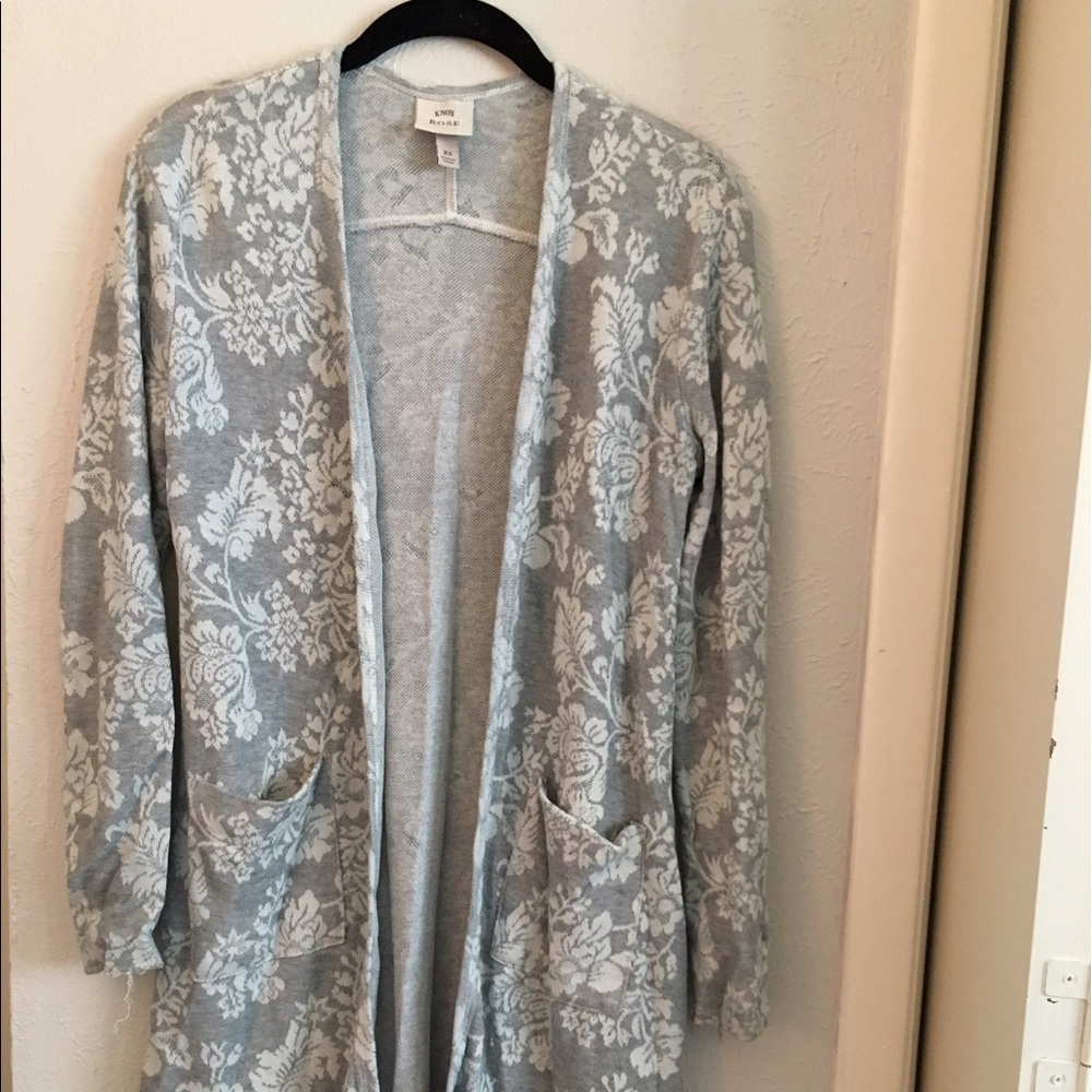 Knox Rose cardigan floral print