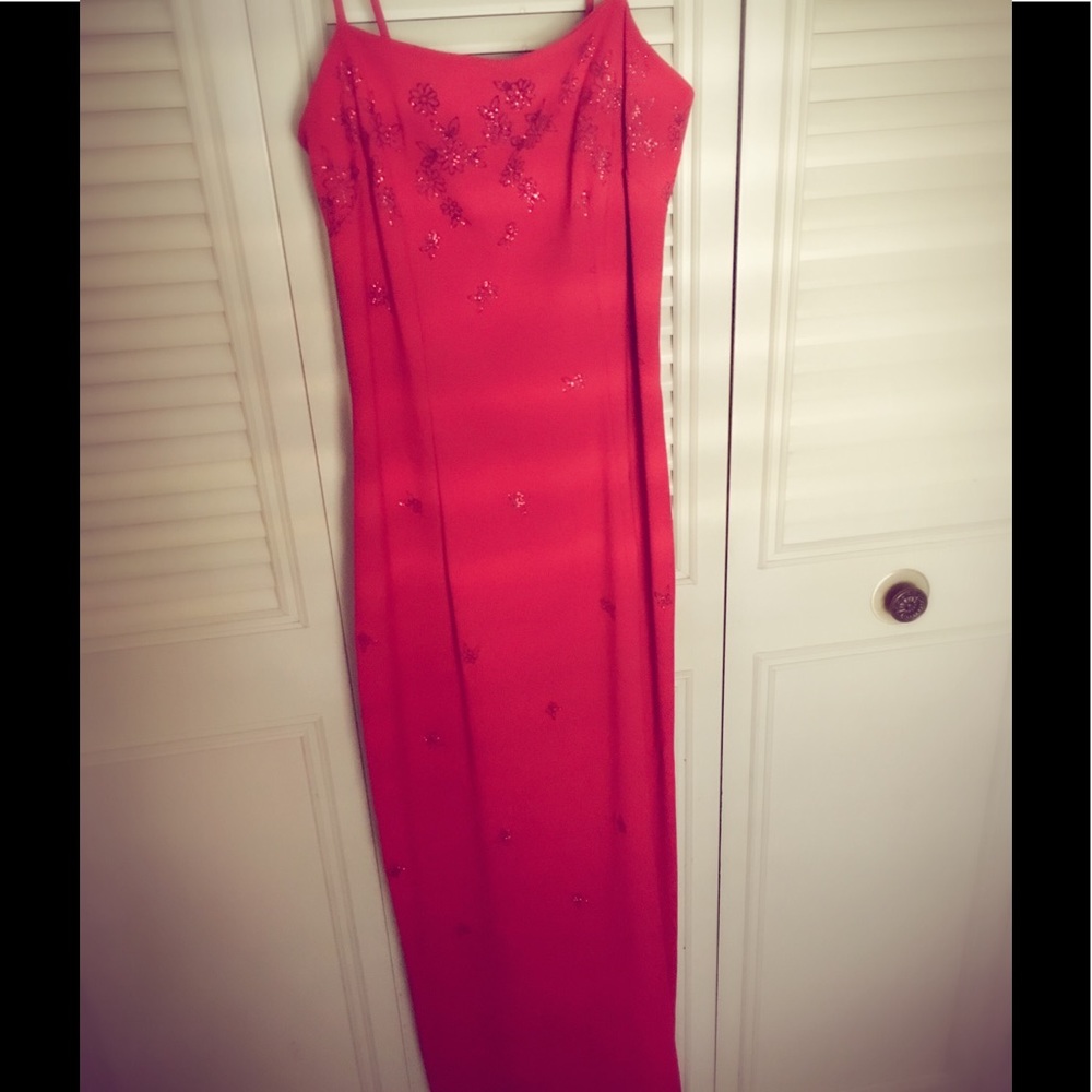 Elegant red dress