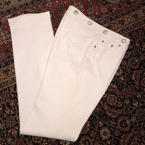 Cache white jeans