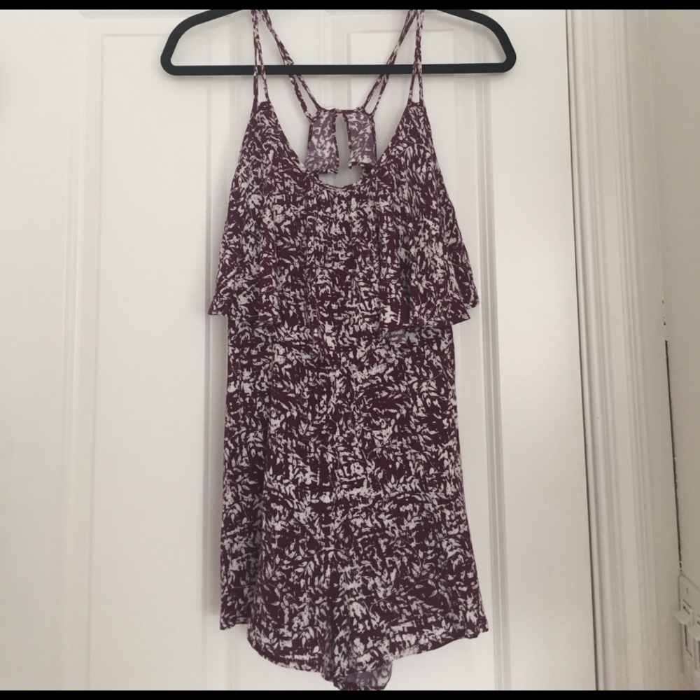 Floral Strappy Romper