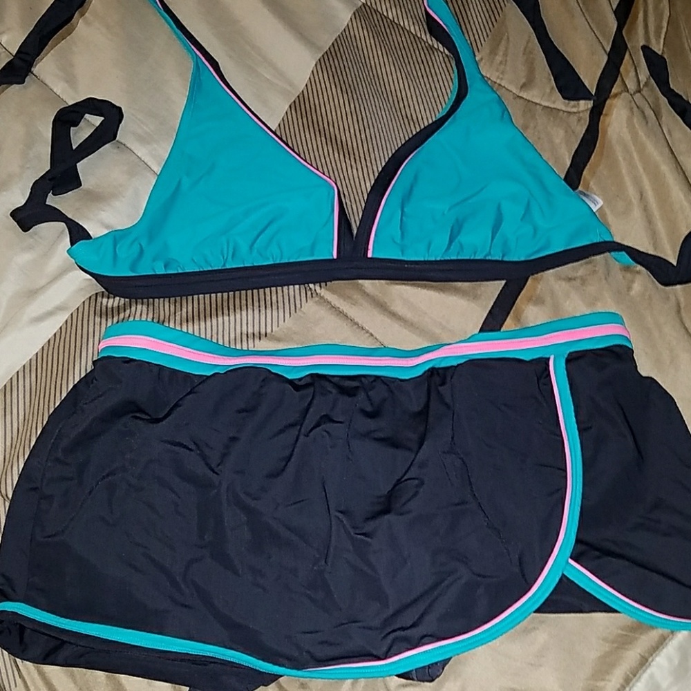 Two piece bathing suit