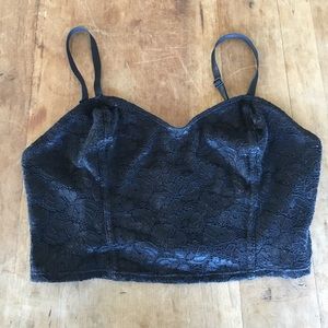American Apparel Lace Bustier