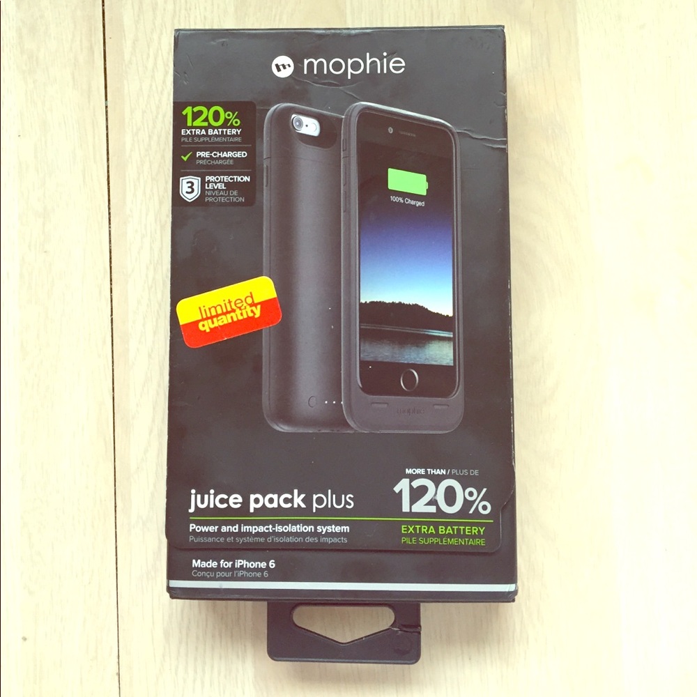 iPhone 6 Mophie case with built in charger !