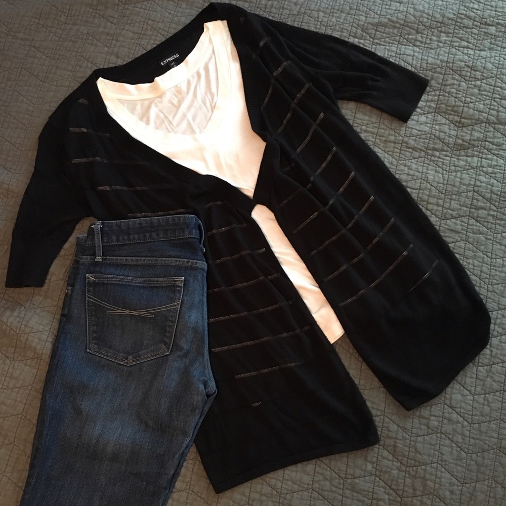 ✳️ Express open front knit cardigan