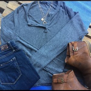 SUPER SOFT Brandy Melville Henley Shirt