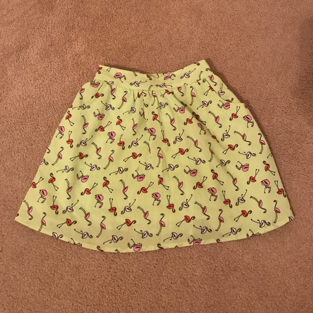 D-Signed Flamingo Skirt