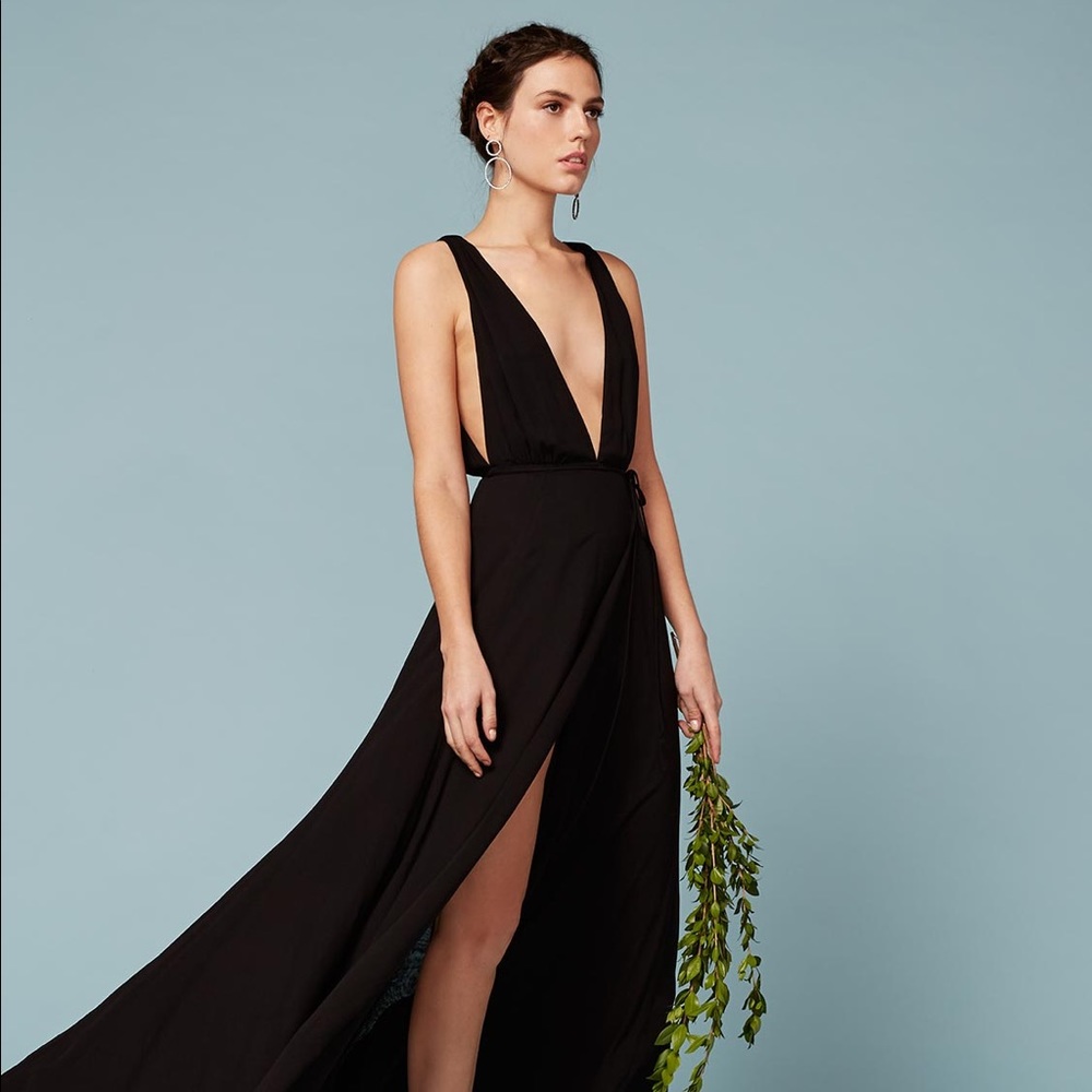 Reformation Sofia Dress in Black