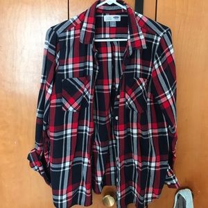 Red and Blue Plaid shirt