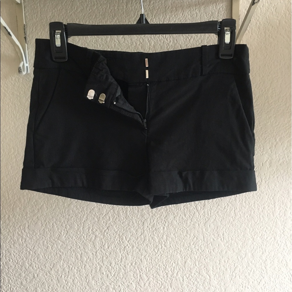 Black shorts