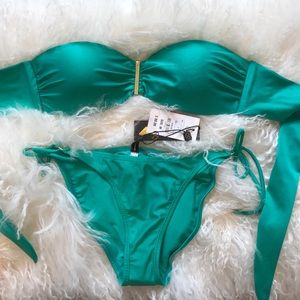 NWT VIX Teal Swimsuit Set