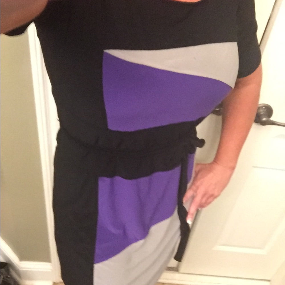 Color block dress
