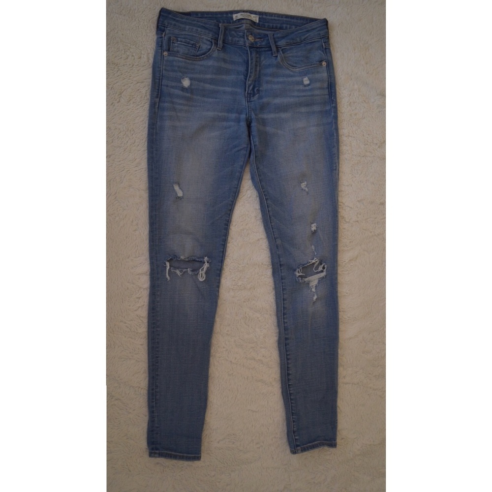 Abercrombie Distressed Skinny Jeans