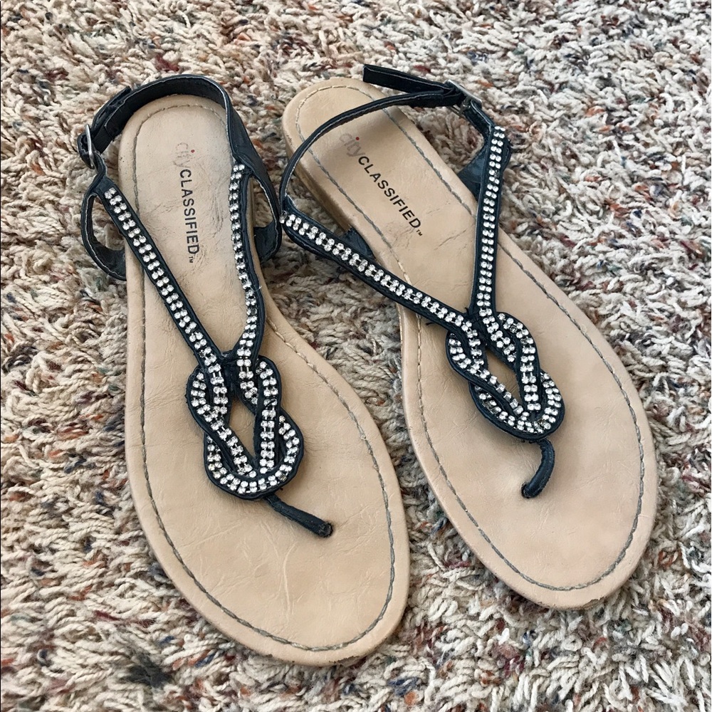 Jeweled sandals