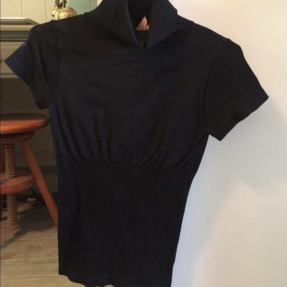 Short sleeve turtleneck. Can't fade!