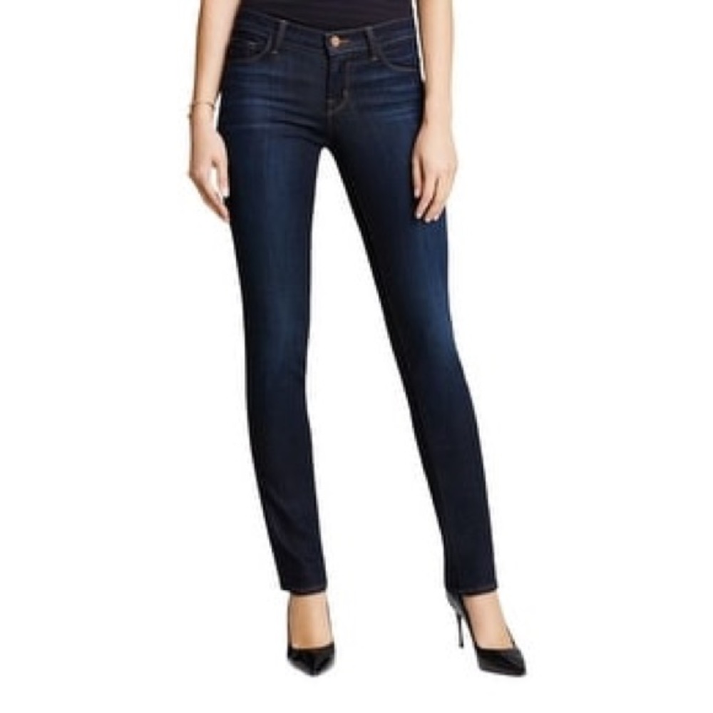 ANNE KLEIN INGENUE DARK RINSE BLUE JEANS 4 NEW