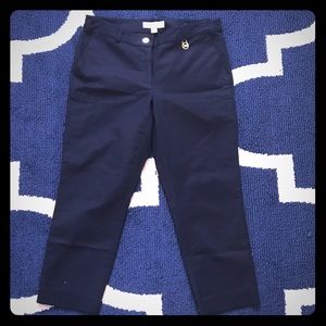 MichaelKors 3/4 length navy pants