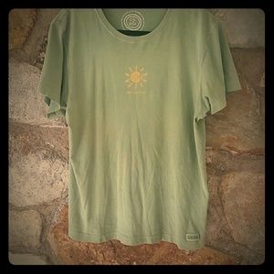 My beloved Life is good shirt.