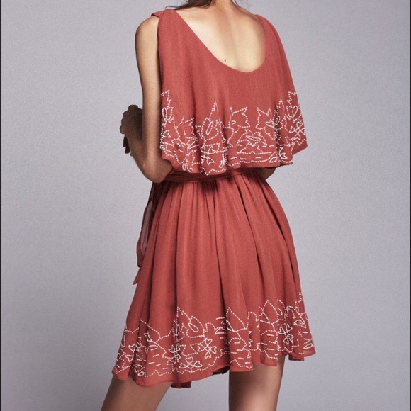 free people // beaded wrap dress - Picture 3 of 3