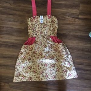 LF dress cute kawaii floral pockets tea party