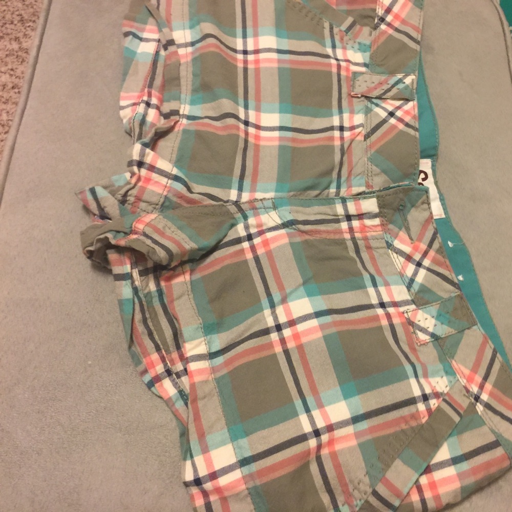 Plaid shorts