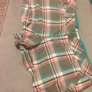 Plaid shorts