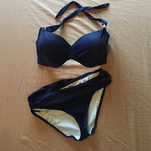 Victoria's Secret navy blue bikini