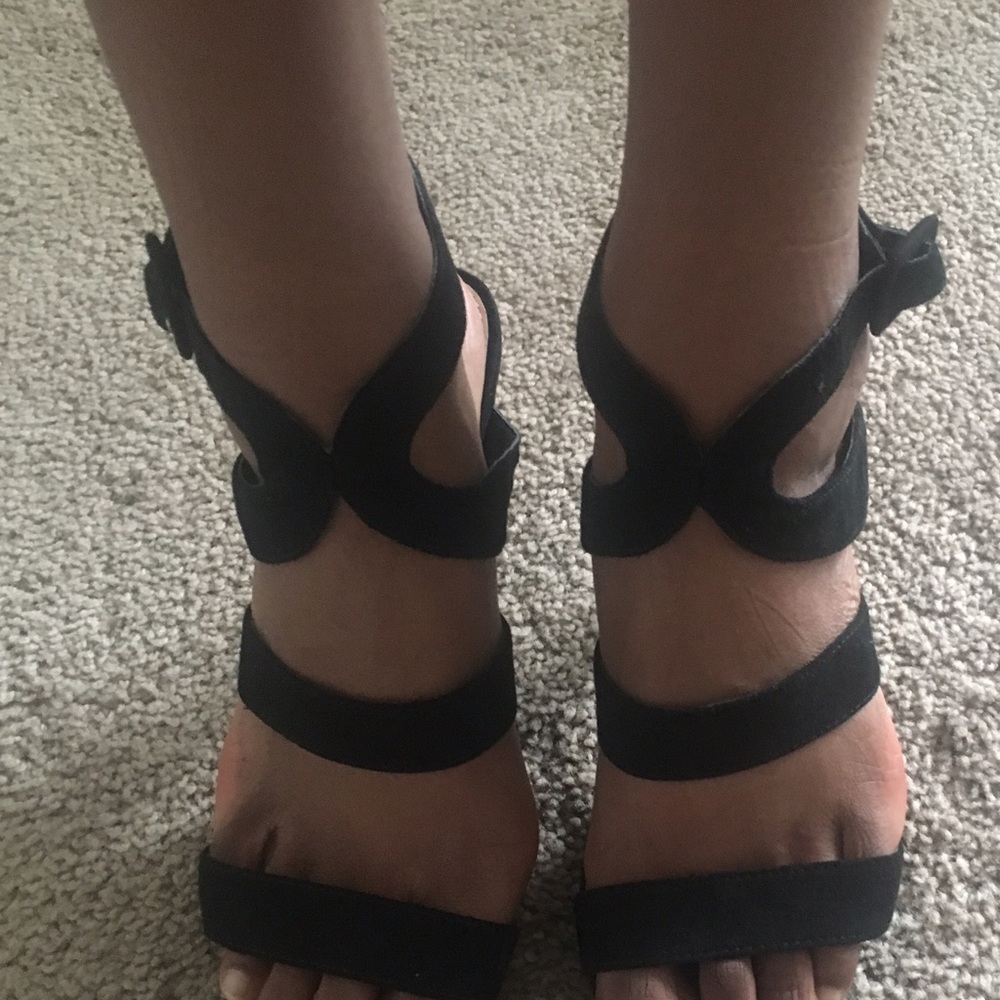 Black heels