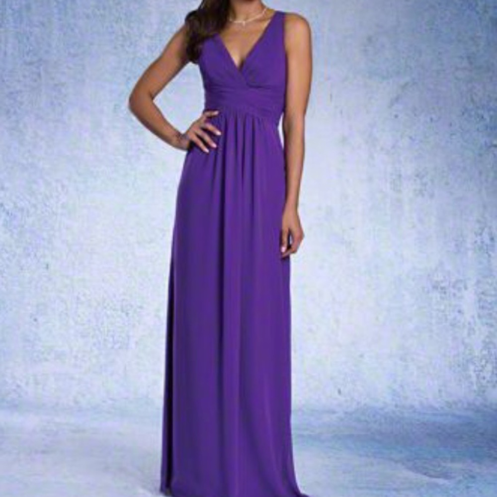 Alfred Angelo violet formal dress