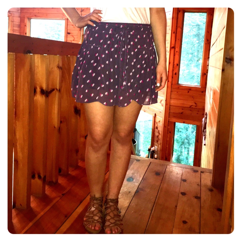 High Waist Skirt with tie