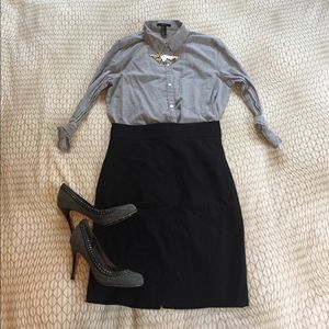 H&M Black pencil skirt
