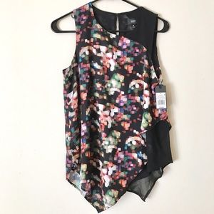 Mossimo dreamy multicolor chiffon tank