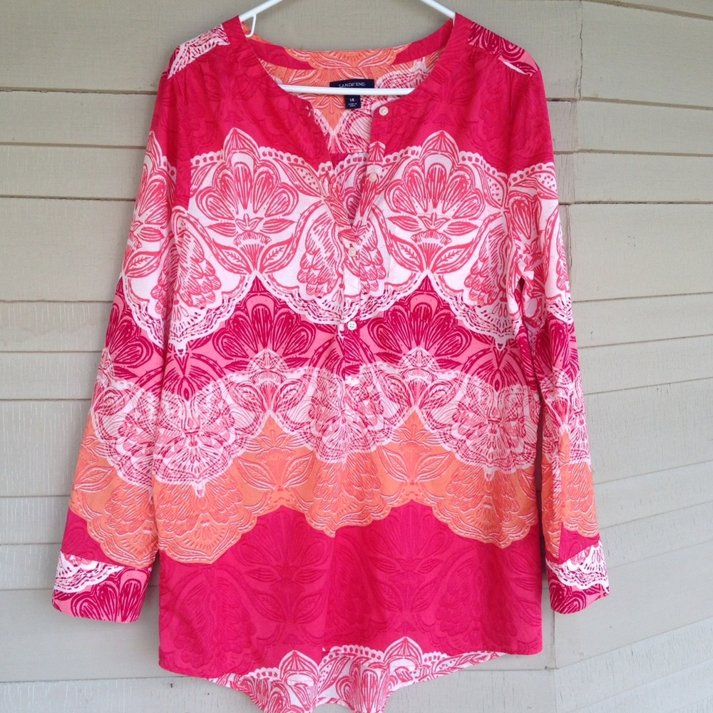 Lands' End size 14 shirt