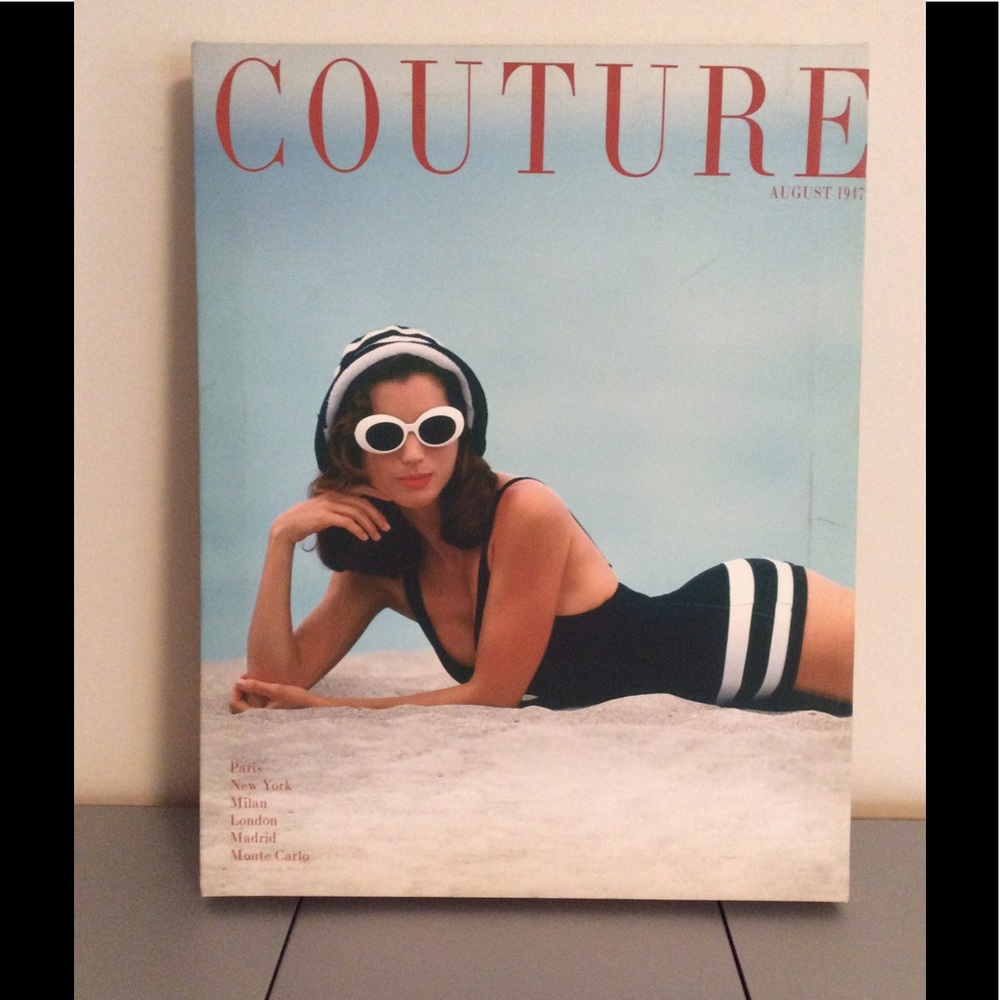 "Couture" canvas print