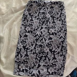 Forever 21 Long Polyester Pencil Skirt
