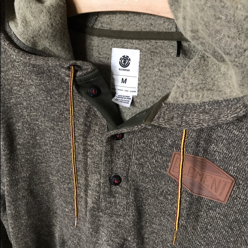 Element 3/4 Button up Hoodie