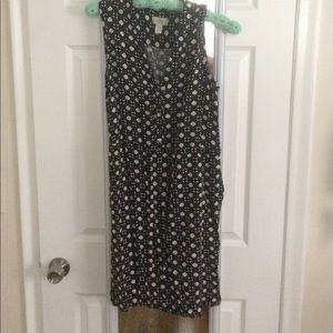 Loft printed sleeveless dress