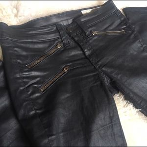 Rag & Bone Wax Coated Jeans