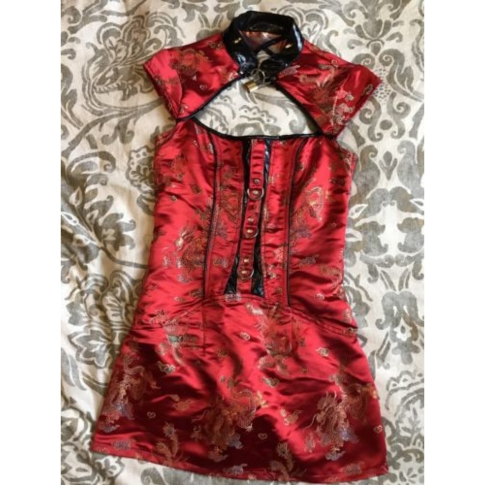 Rare Lip Service hollywood geisha dress