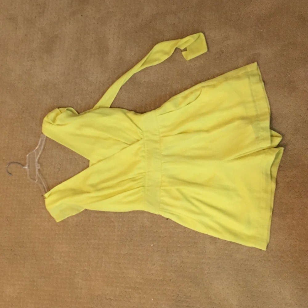 Yellow romper