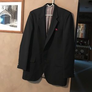 Men's Sports Coat Black Sz 46L