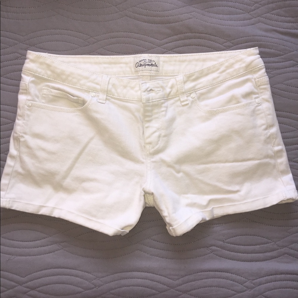 Aeropostale White Denim Shorts
