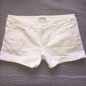 Aeropostale White Denim Shorts