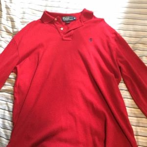 Vintage collared long sleeve polo by RL