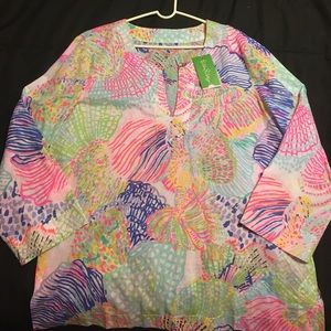 Lilly Pulitzer Roar of the Seas Tunic Large