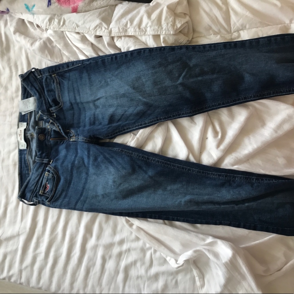 dark blue Hollister jeans