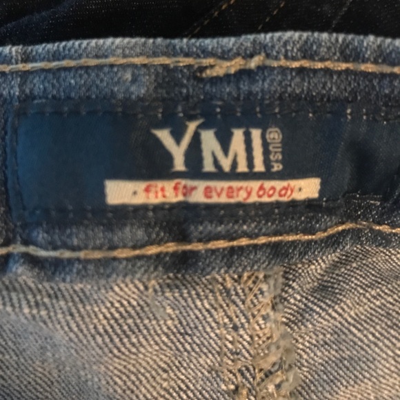 5 YMI American Flag Distressed Denim Shorts July 4 - Picture 6 of 7