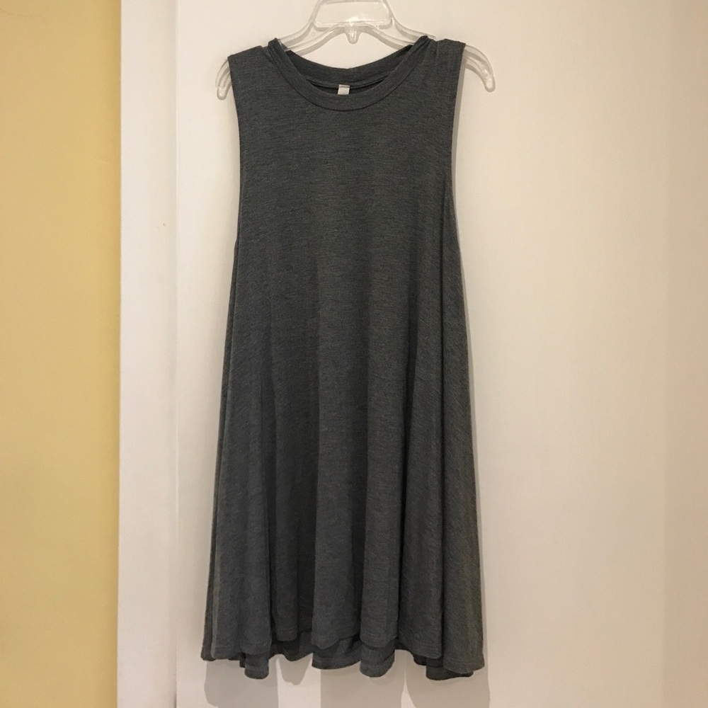 dark grey tshirt dress